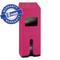 DISPENSER FOR TAMPONS AND PADS, ECONOMY LINE, PAINTED, FUCHSIA COLOUR